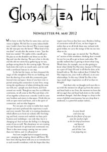 May 2012 Cover of Global Tea Hut