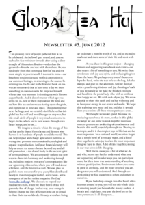 June 2012 Cover of Global Tea Hut