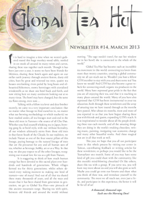 March 2013 Cover of Global Tea Hut