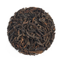 Cinnabar sheng puerh, dry leaves