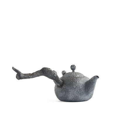 Small Charred Left-Handed Chen Qi Nan Sidehandle
