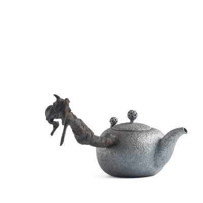 Small Charred Left-Handed Chen Qi Nan Sidehandle
