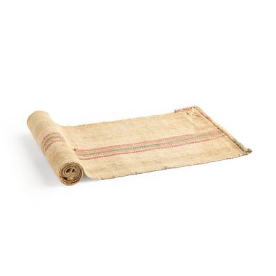 Vintage Green Stripe Rice Sack Chabu