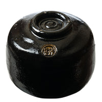 Master-Crafted Black Raku Chawan