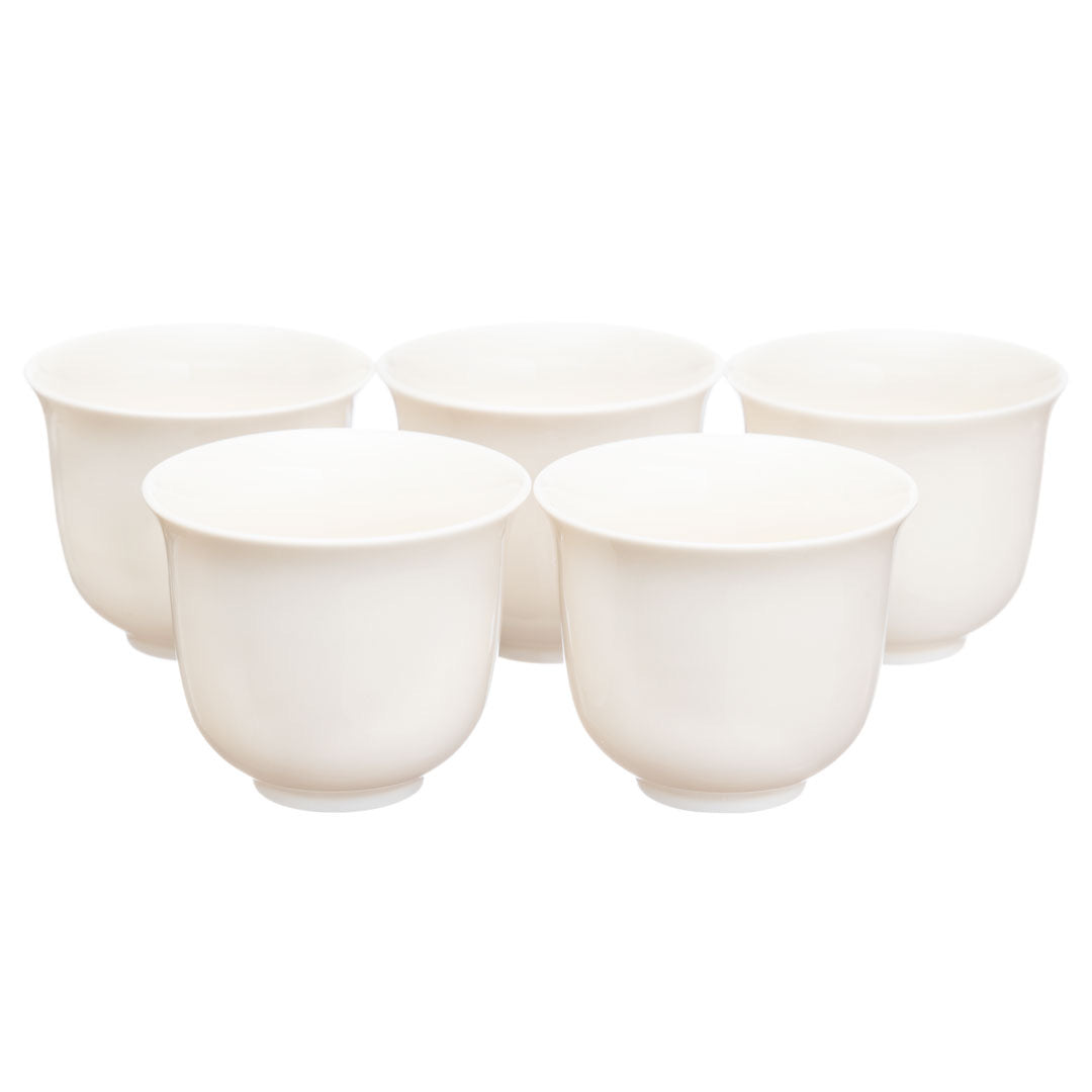White Porcelain Cups