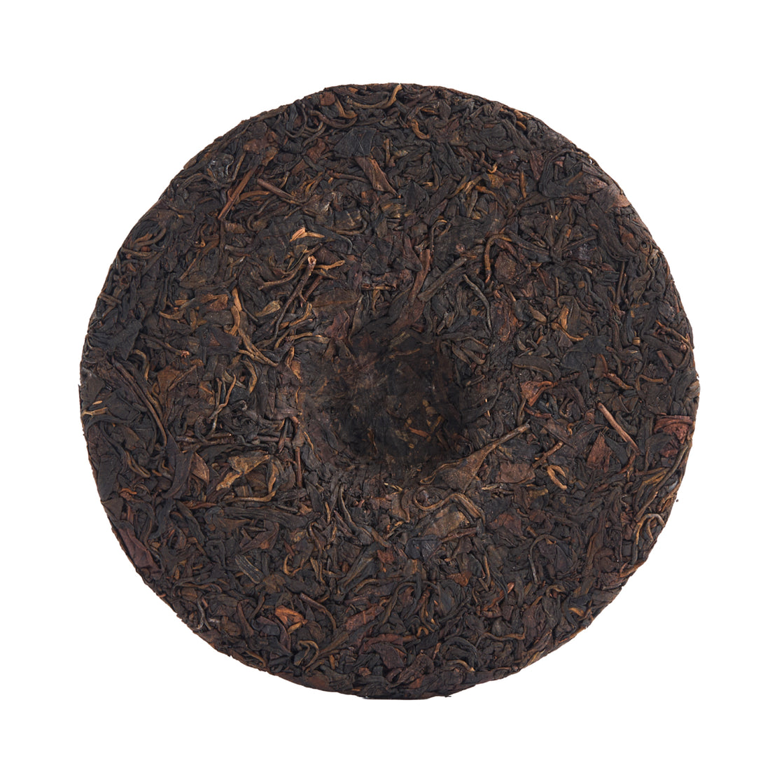 Big Green Mark sheng puerh cake, back