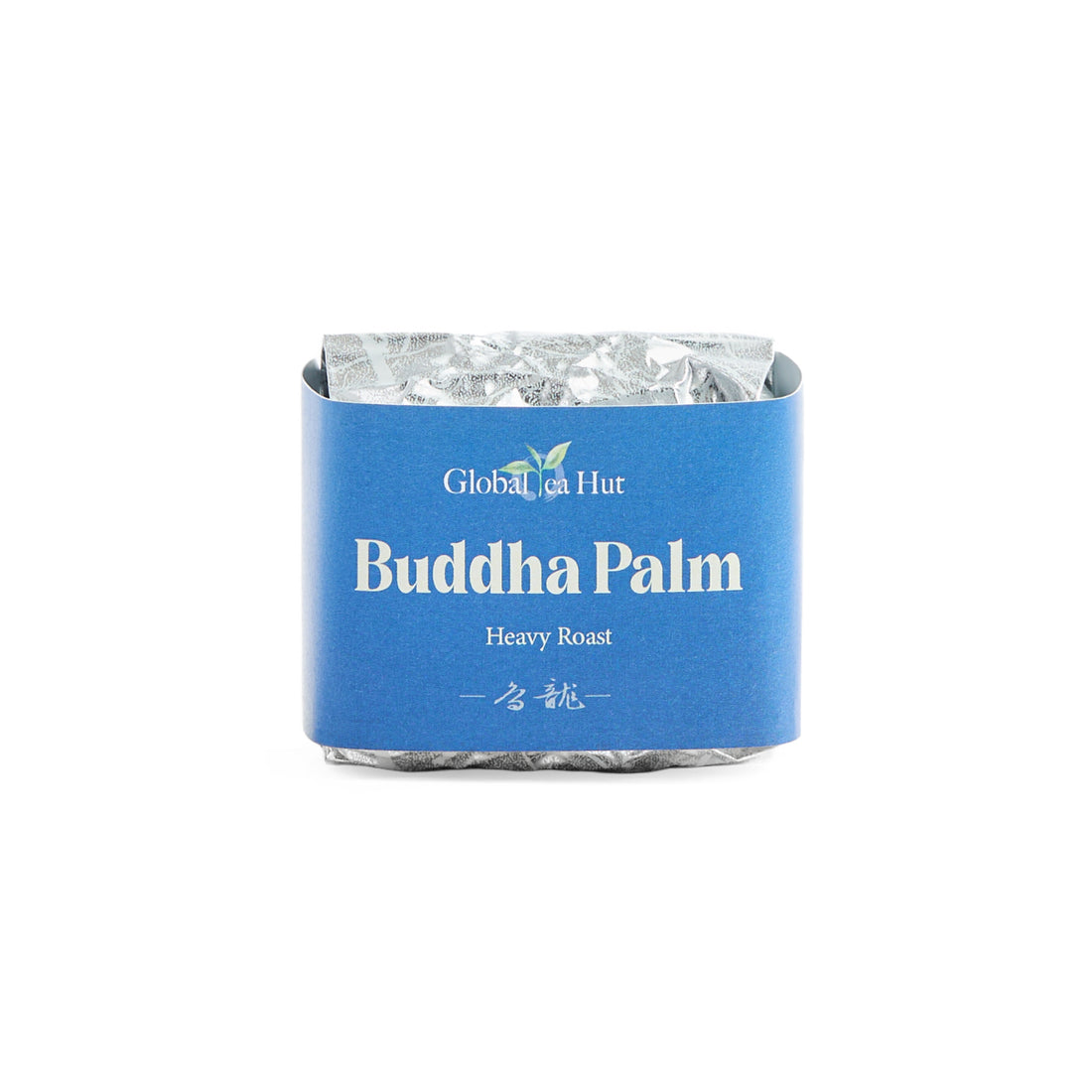 Buddha Palm heavy roast oolong in its vacuum-sealed Global Tea Hut packet