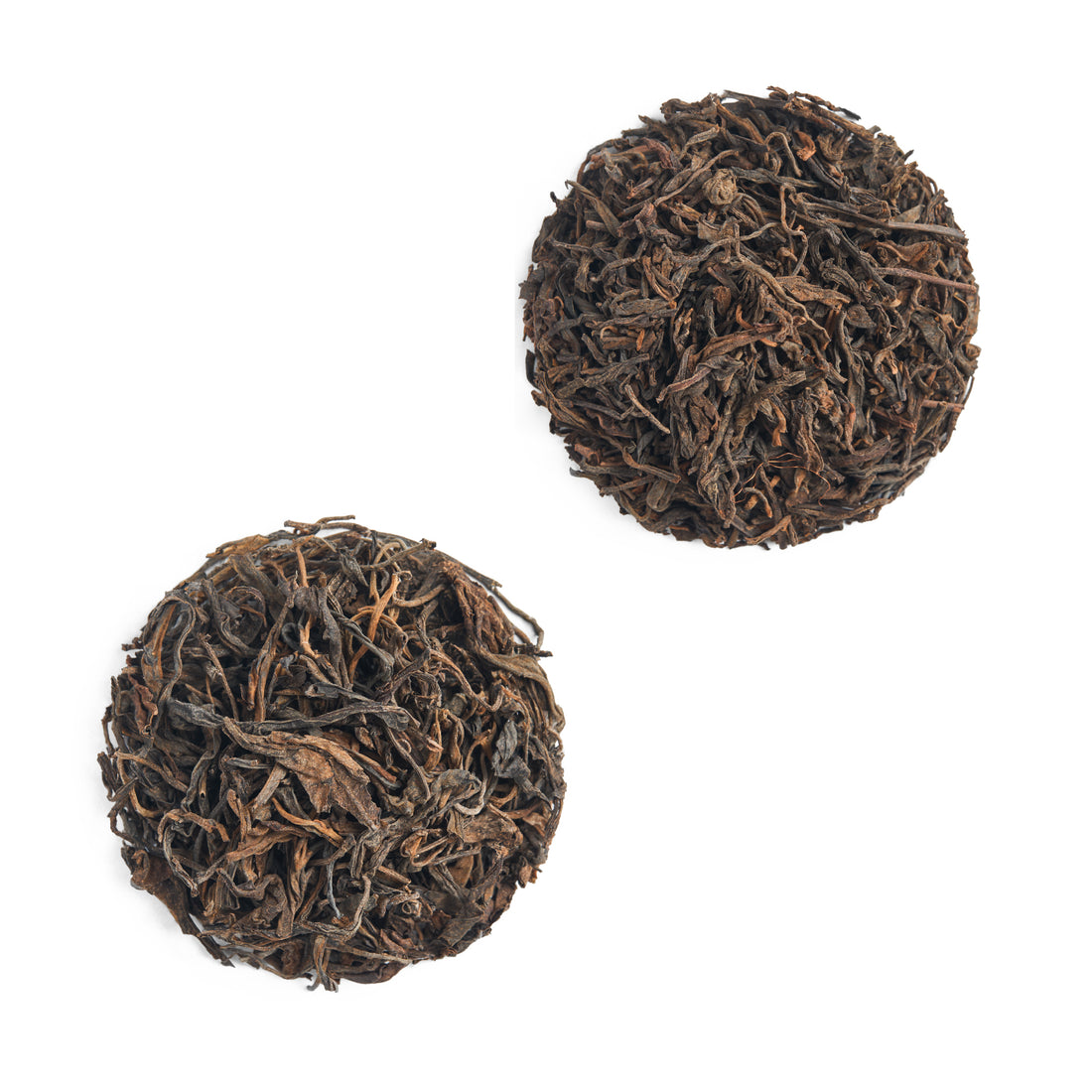 The teas of the Energy Set, dry leaves