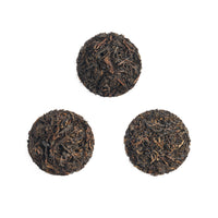 The teas of the Factory Code Set, dry leaves