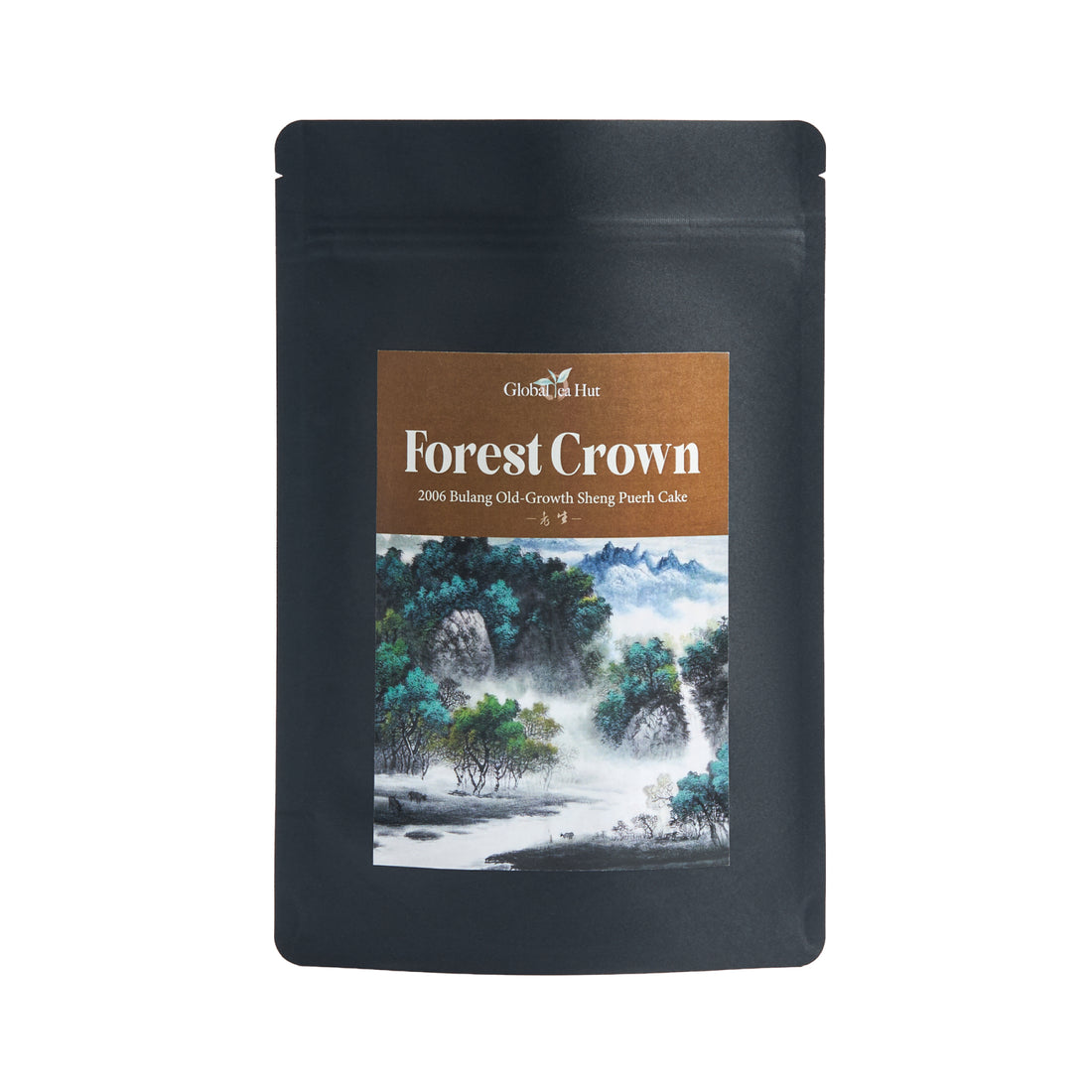 Forest Crown sheng puerh in its Global Tea Hut pouch