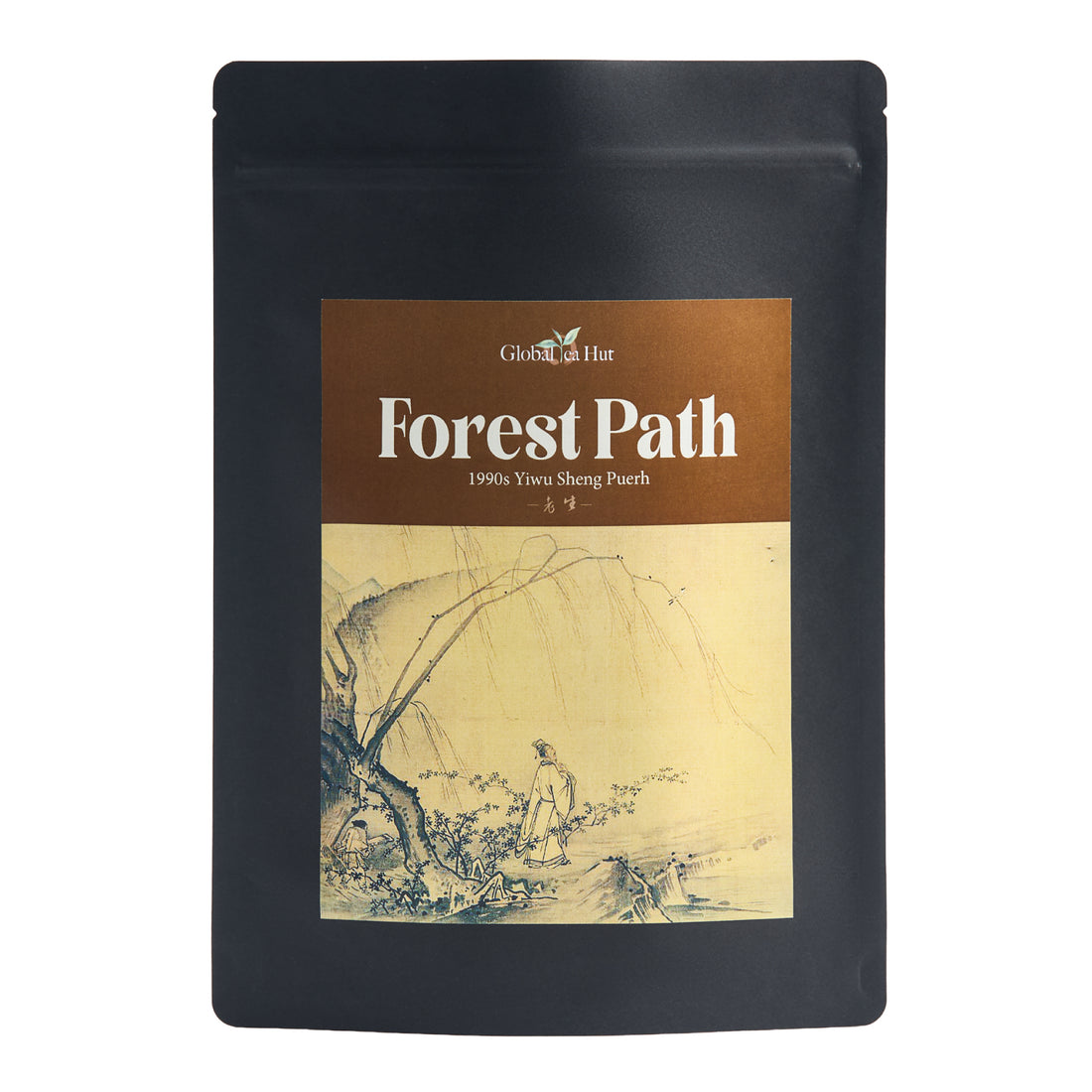 Forest Path sheng puerh in its Global Tea Hut pouch