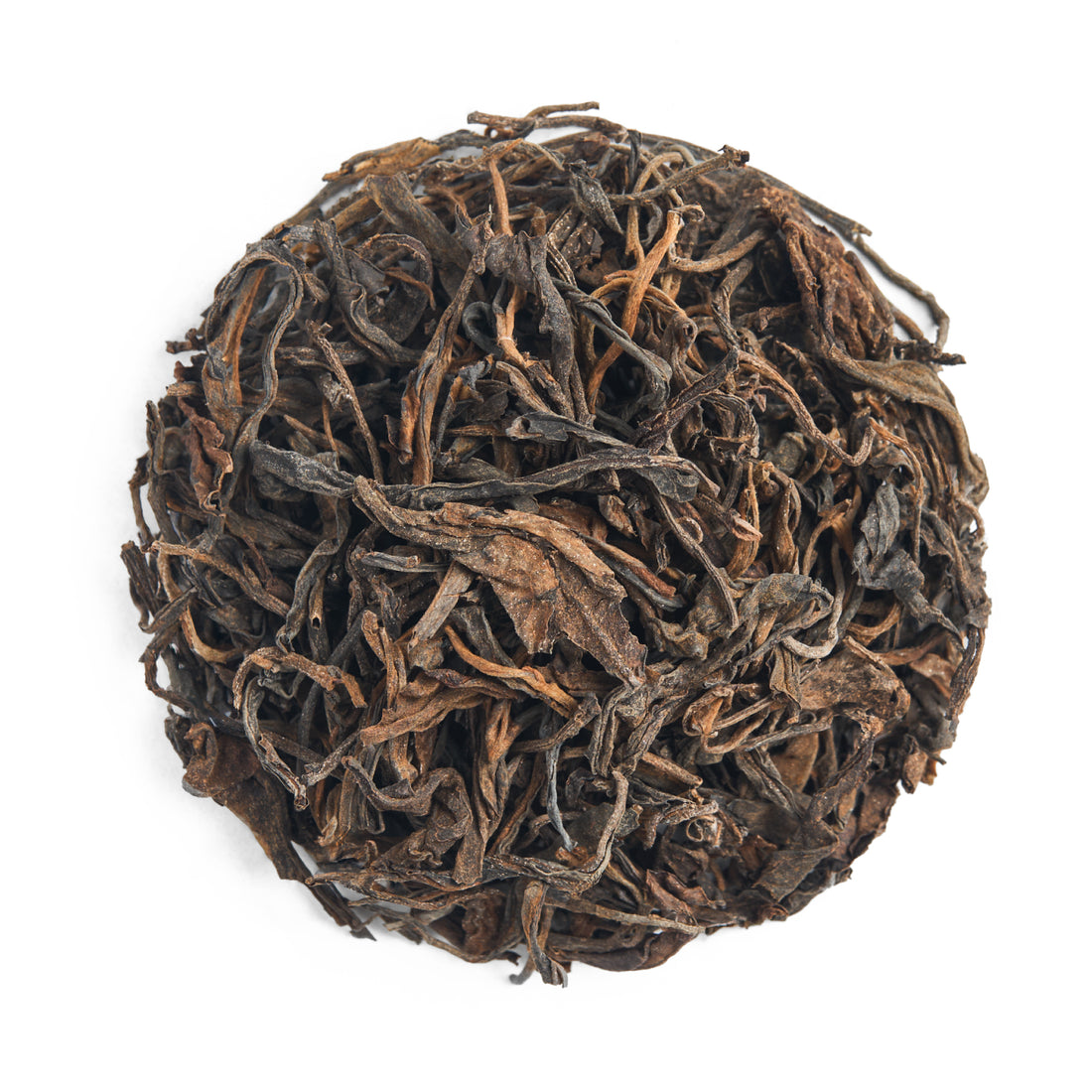 Forest Path sheng puerh, dry leaves