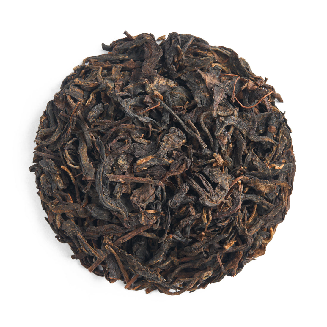 Fragrant Mountain sheng puerh, dry leaves