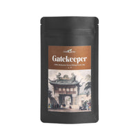 Gatekeeper sheng puerh in its Global Tea Hut pouch