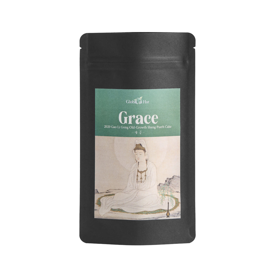 Grace sheng puerh in its Global Tea Hut pouch