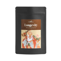 Longevity sheng puerh in its Global Tea Hut pouch