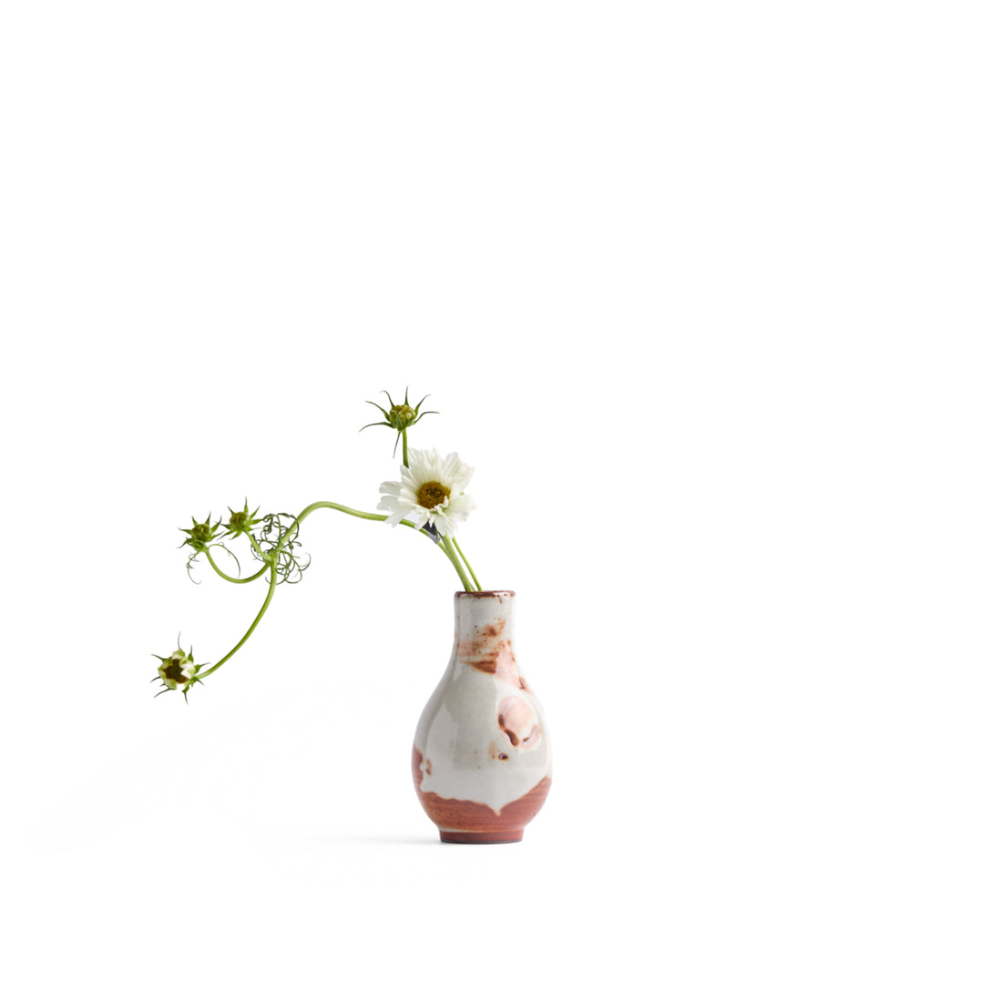 Persimmon Snow Vase
