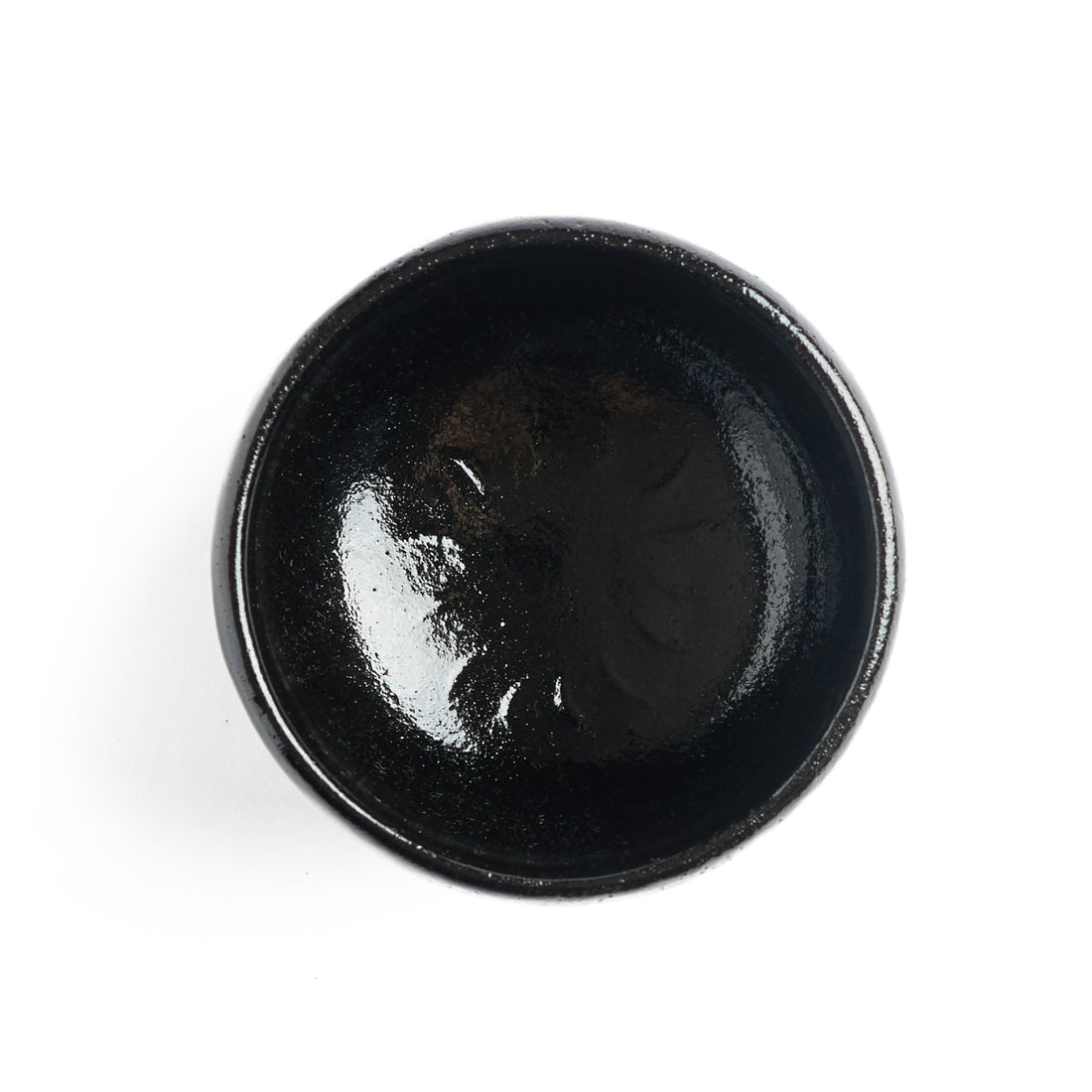 Master-Crafted Black Raku Chawan