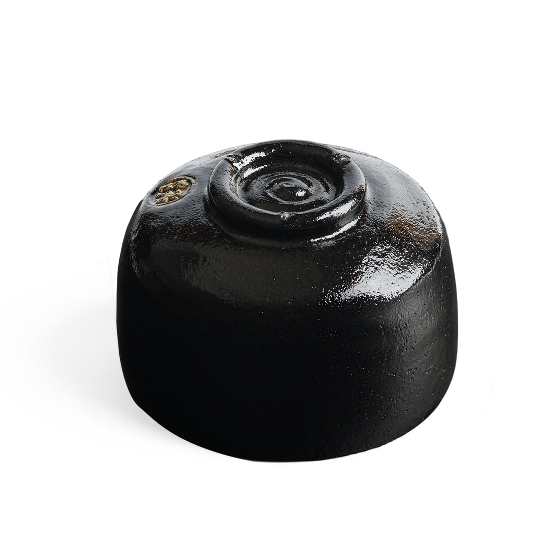 Master-Crafted Black Raku Chawan