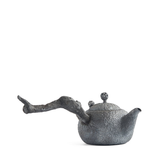 Small Charred Left-Handed Chen Qi Nan Sidehandle