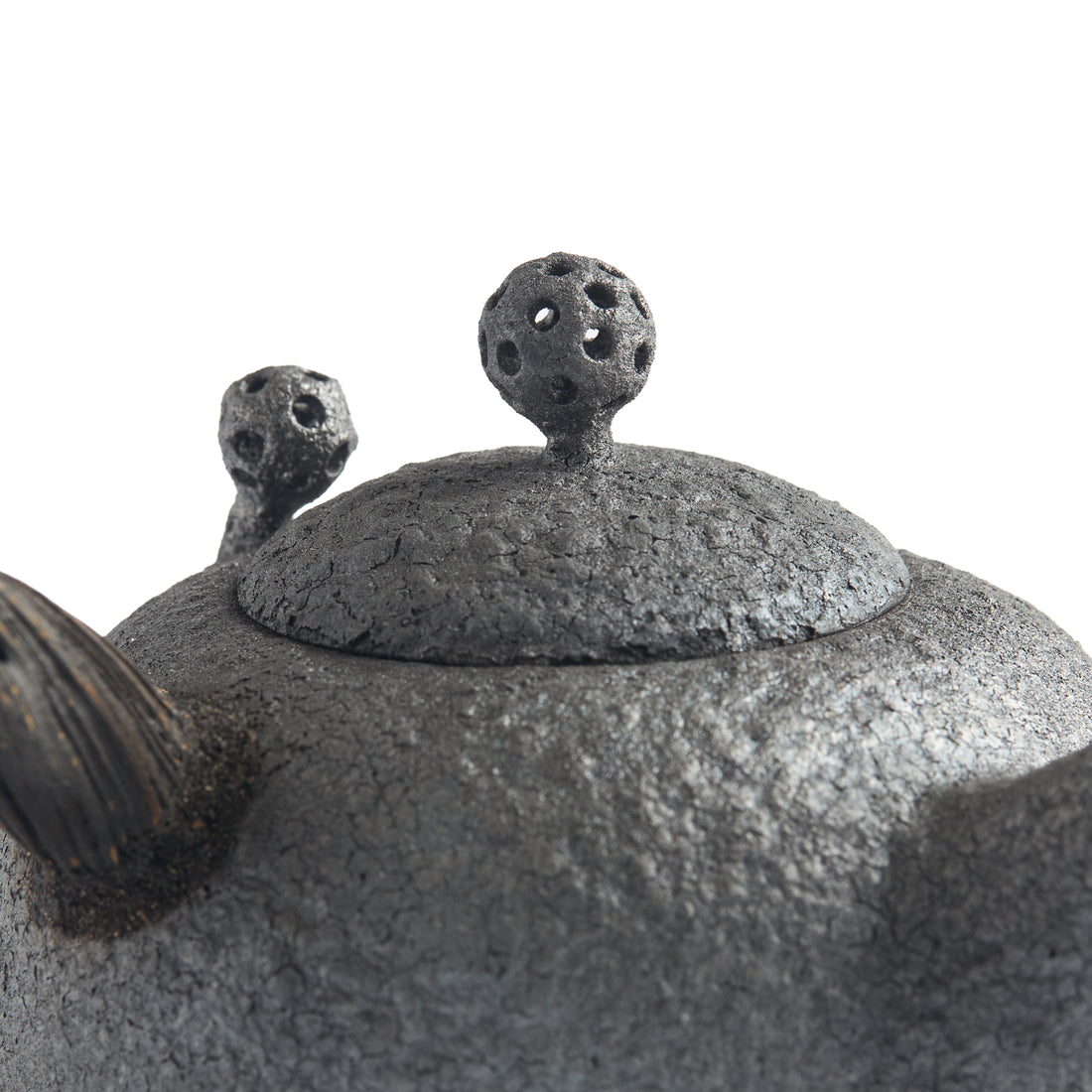 Small Charred Left-Handed Chen Qi Nan Sidehandle