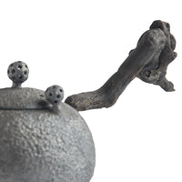 Small Charred Left-Handed Chen Qi Nan Sidehandle