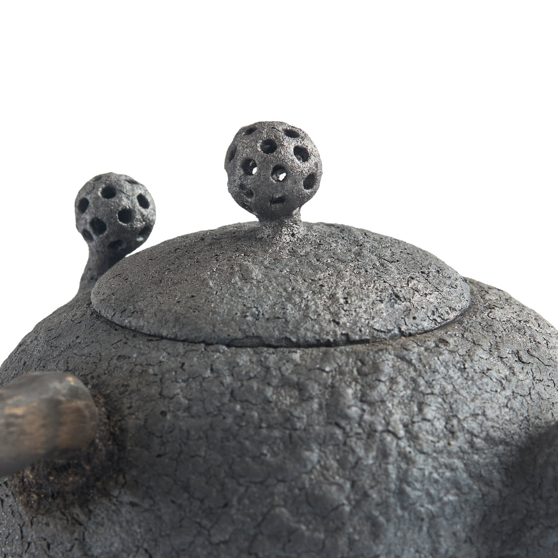 Small Charred Left-Handed Chen Qi Nan Sidehandle