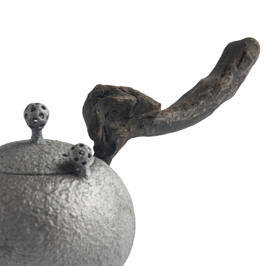 Small Charred Left-Handed Chen Qi Nan Sidehandle