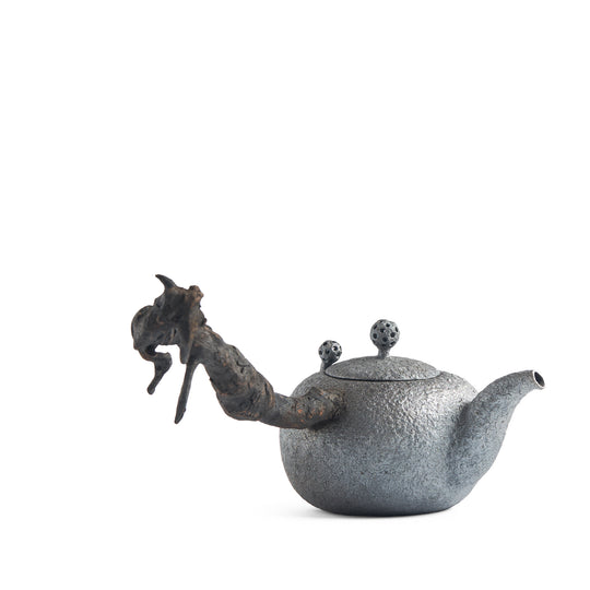Small Charred Left-Handed Chen Qi Nan Sidehandle