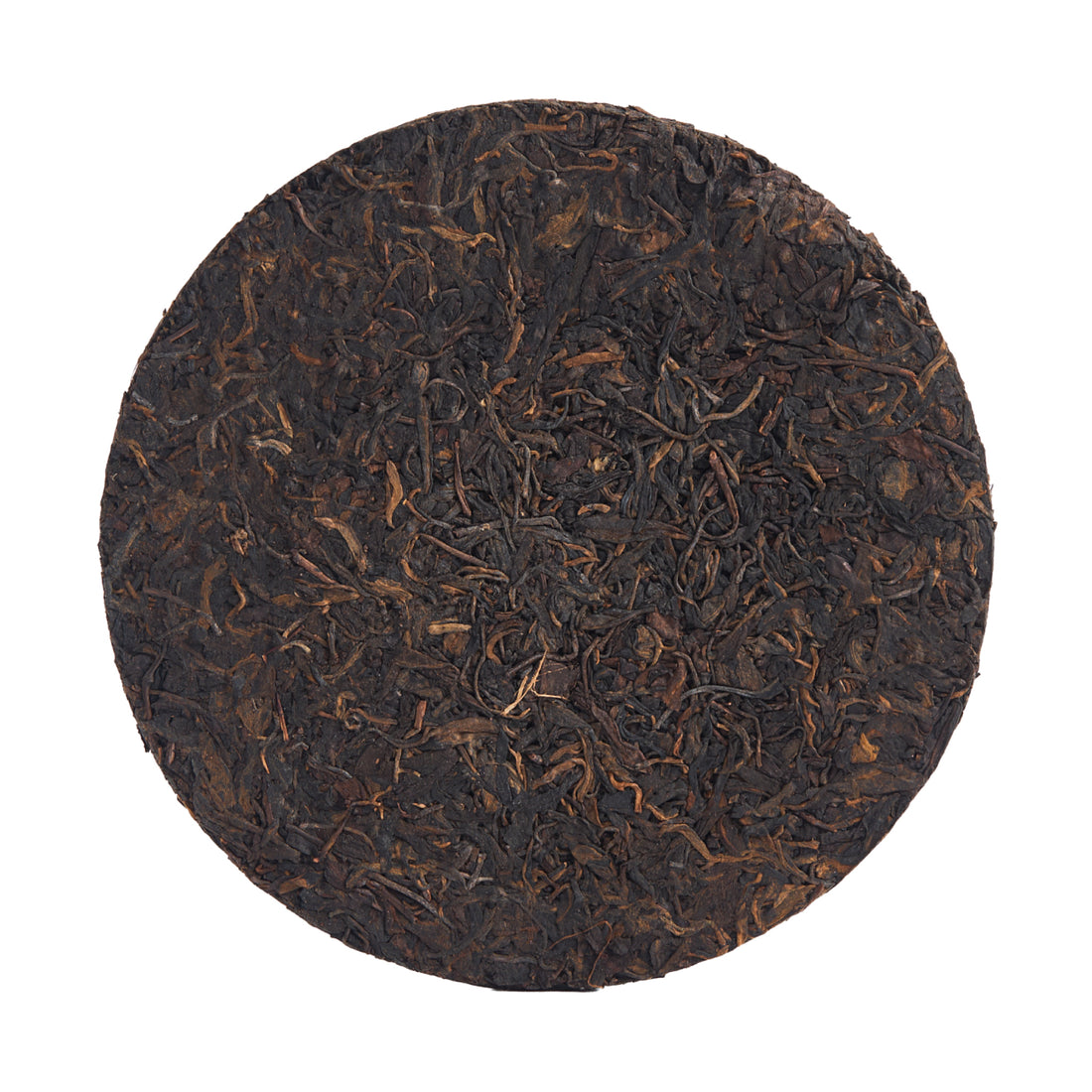 Red Mark sheng puerh cake, back