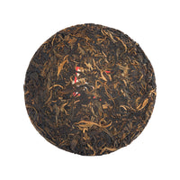 Reverie sheng puerh cake, front