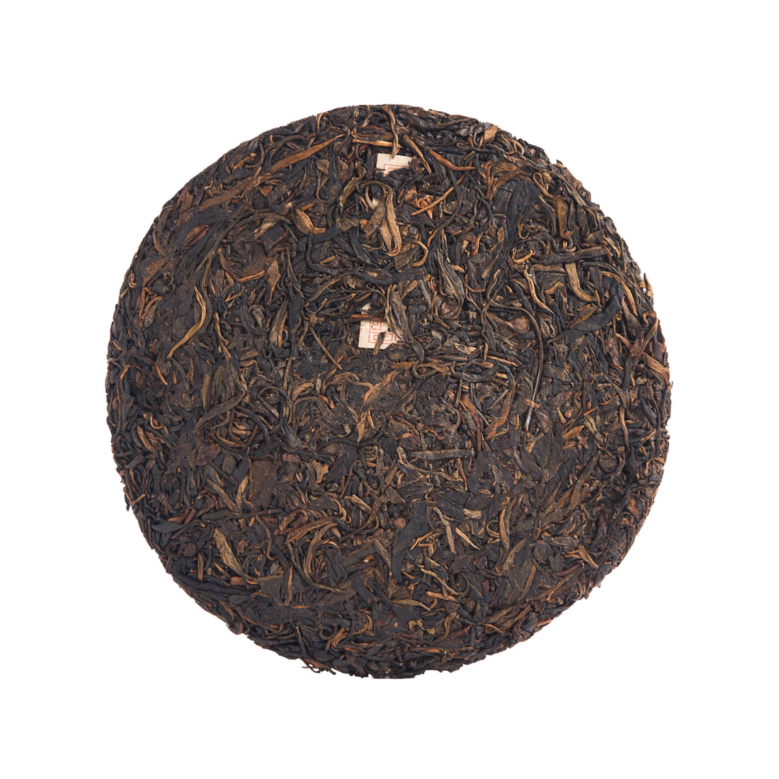 Sanctuary sheng puerh cake, front