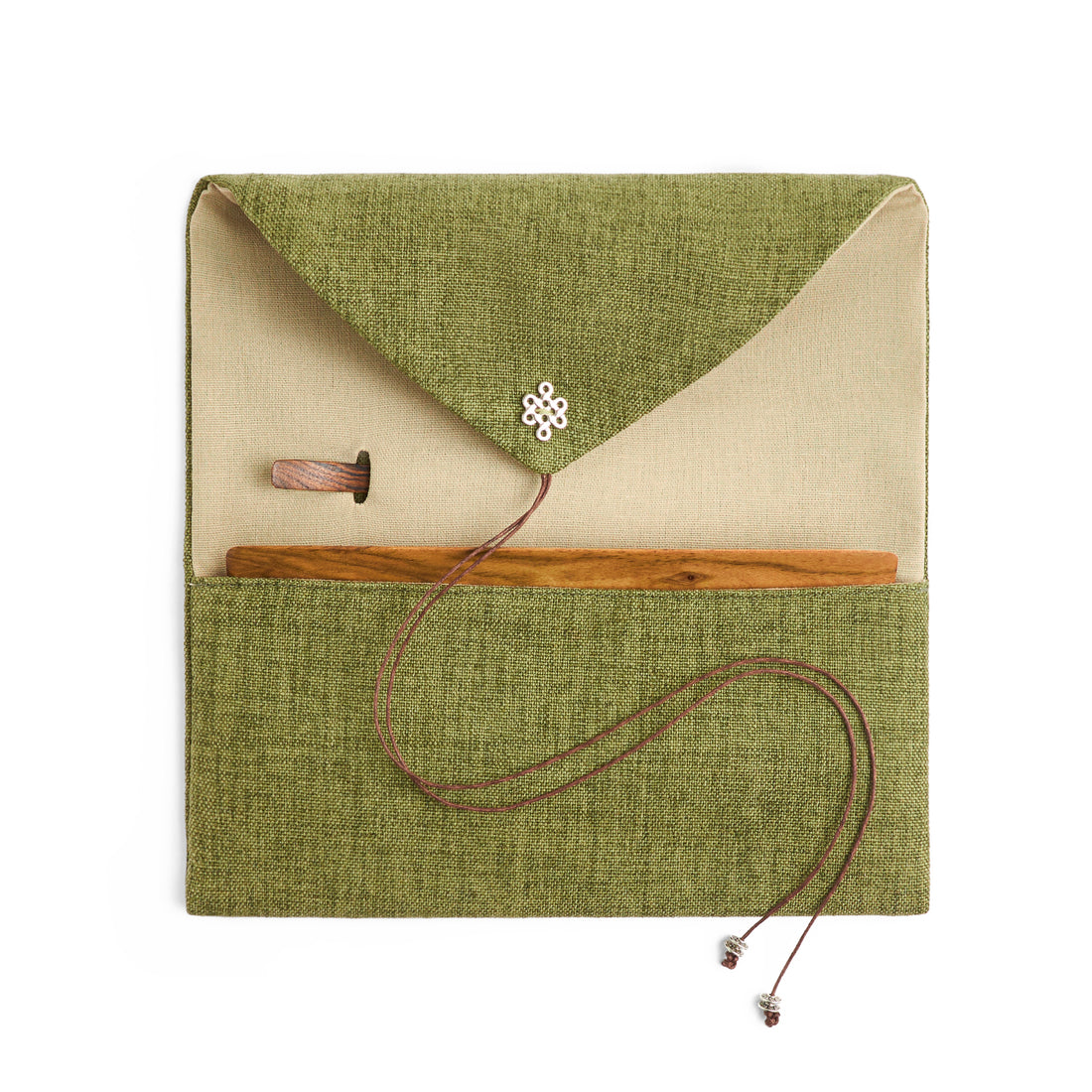 Tea Scoop Bag - Moss Green