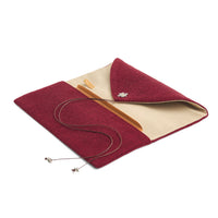 Tea Scoop Bag - Dark Red