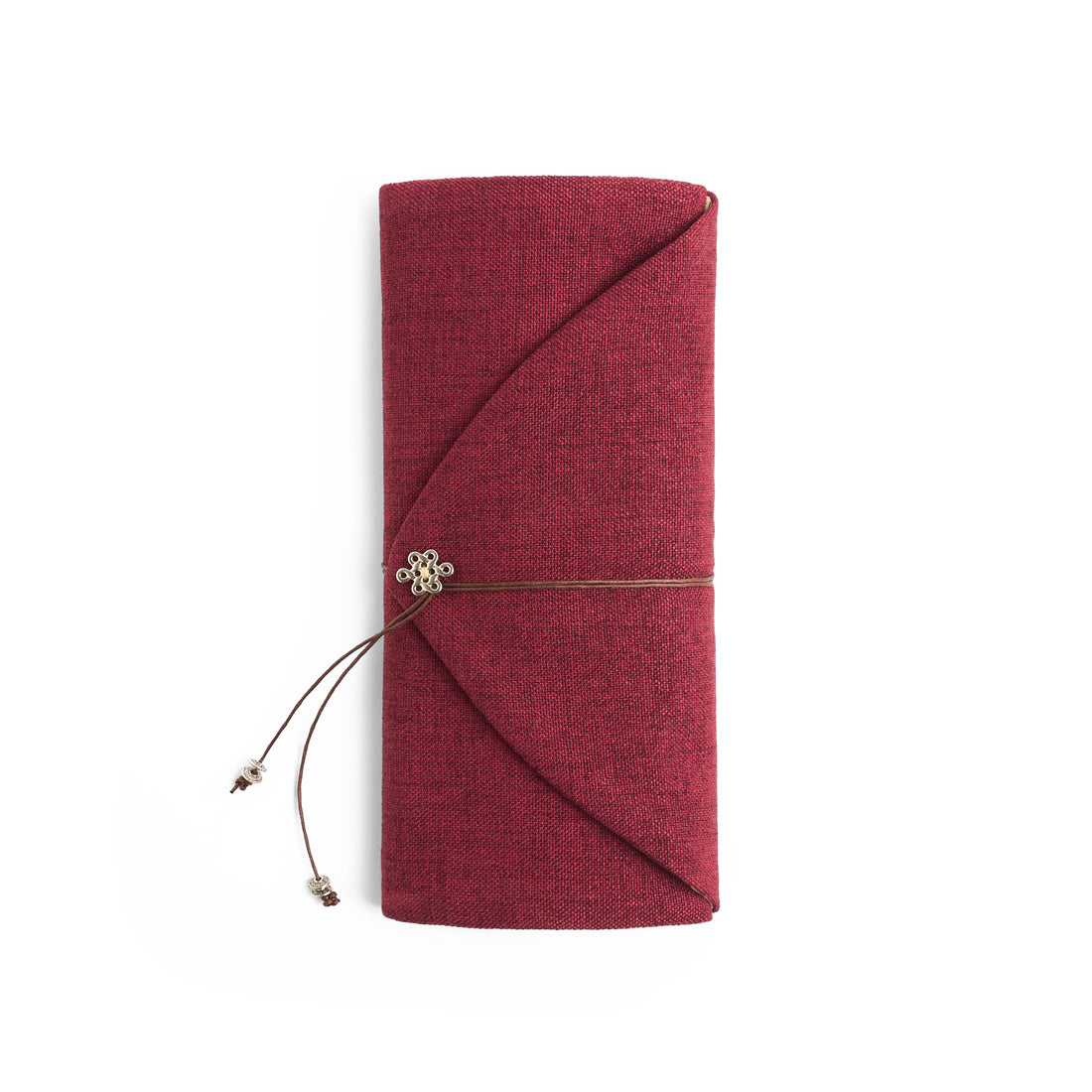 Tea Scoop Bag - Dark Red