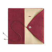 Tea Scoop Bag - Dark Red