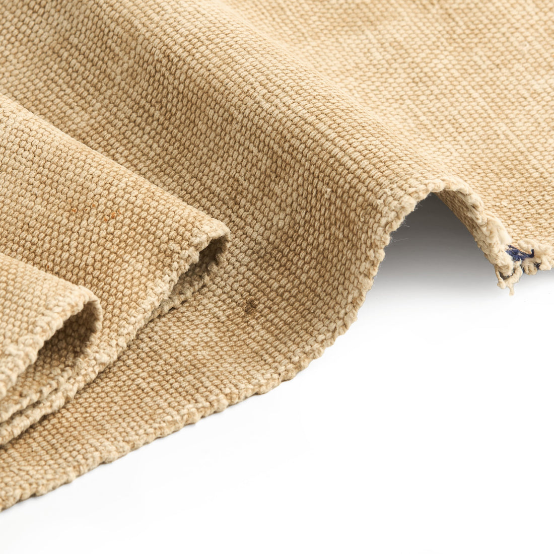 Vintage Natural Rice Sack Chabu weave detail