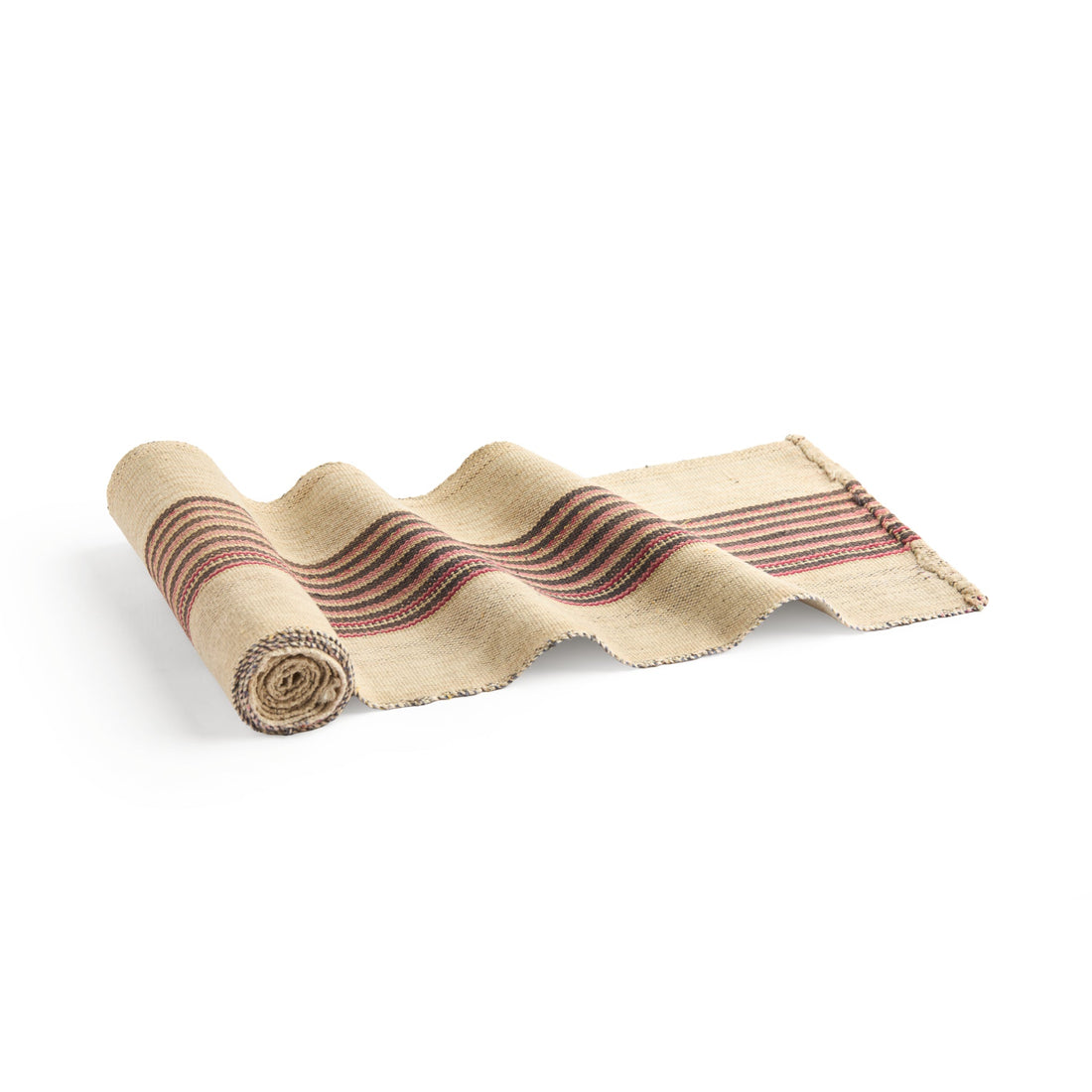 Vintage Striped Rice Sack Chabu draped