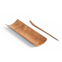 Large Burmese Teak Burl Tea Scoop