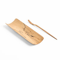 Large North American Maple Tea Scoop