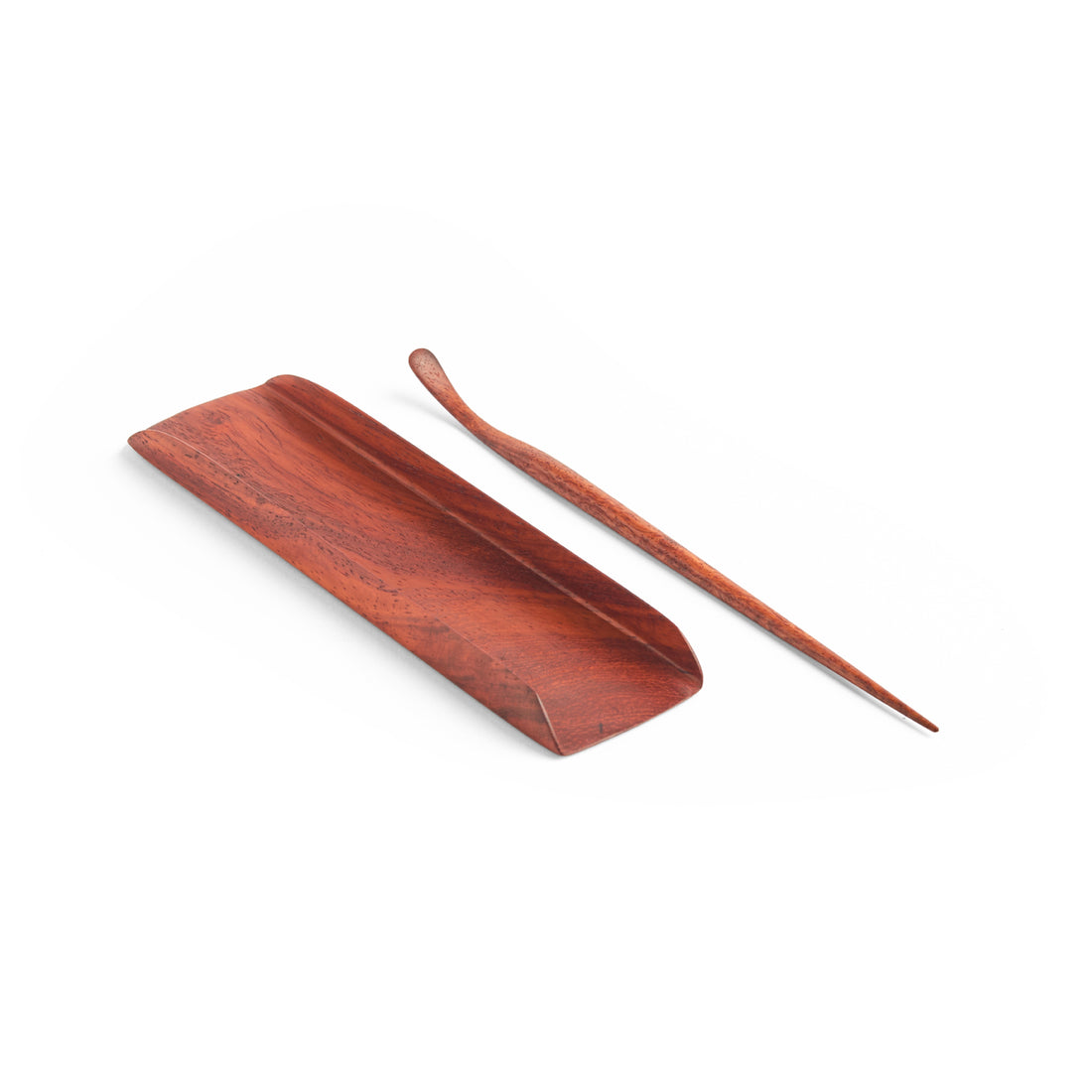 Small African Padauk Tea Scoop