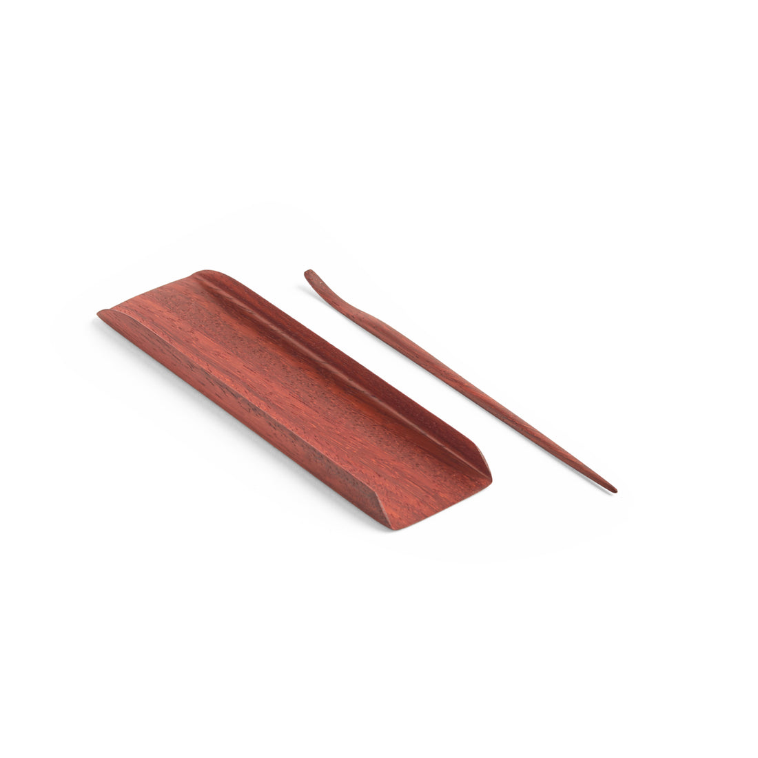 Small African Padauk Tea Scoop