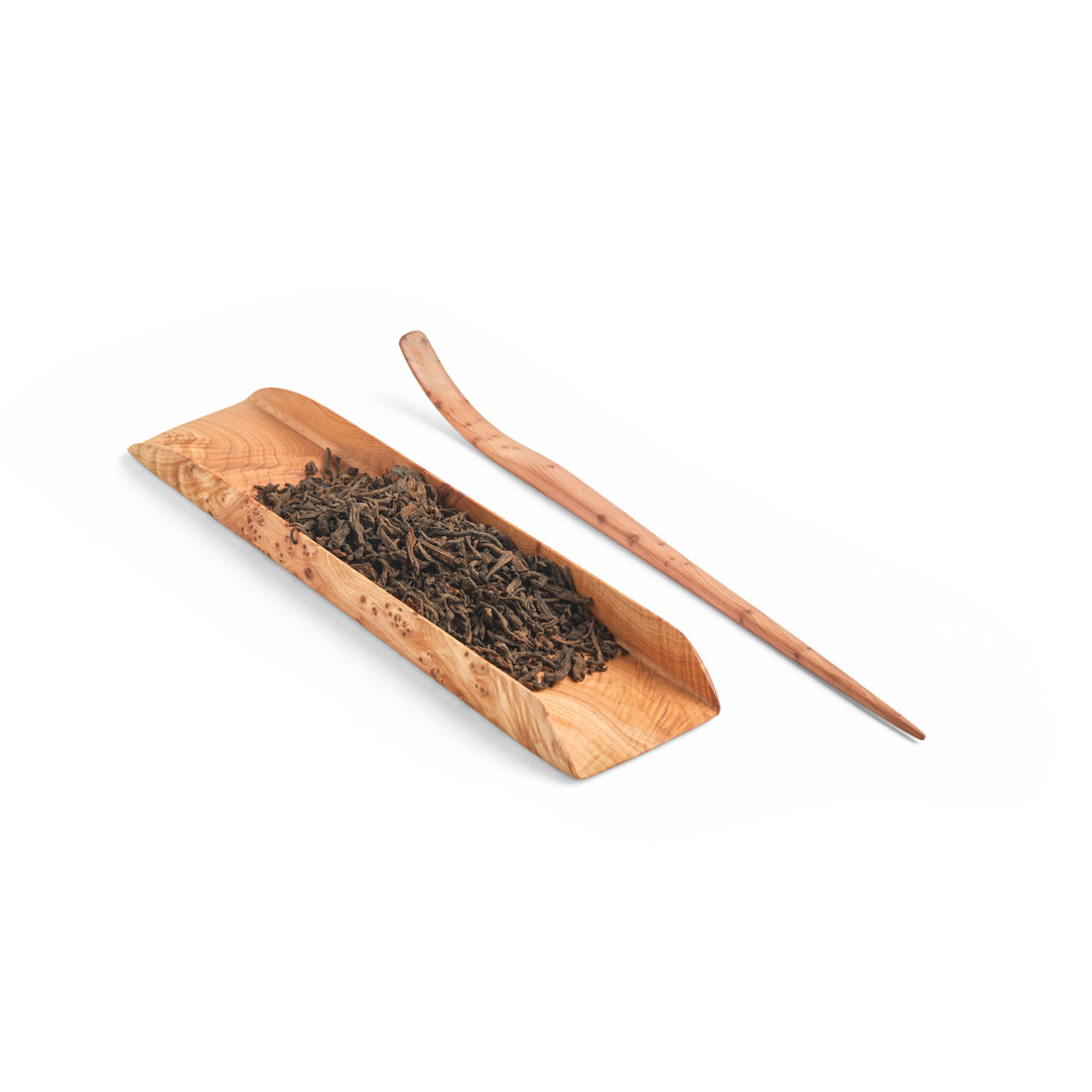 Small Taiwanese Cedar Burl Tea Scoop