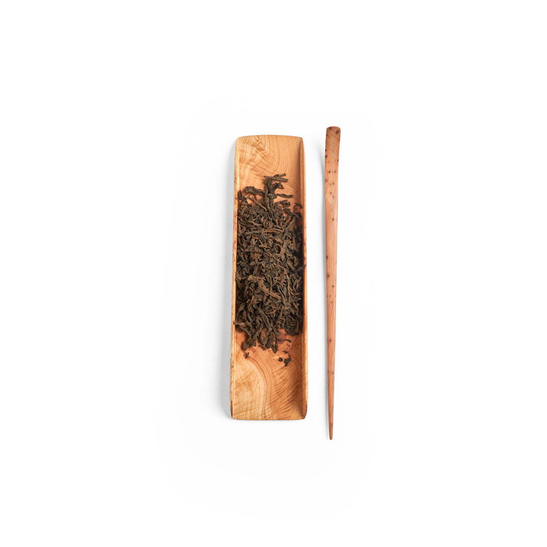 Small Taiwanese Cedar Burl Tea Scoop