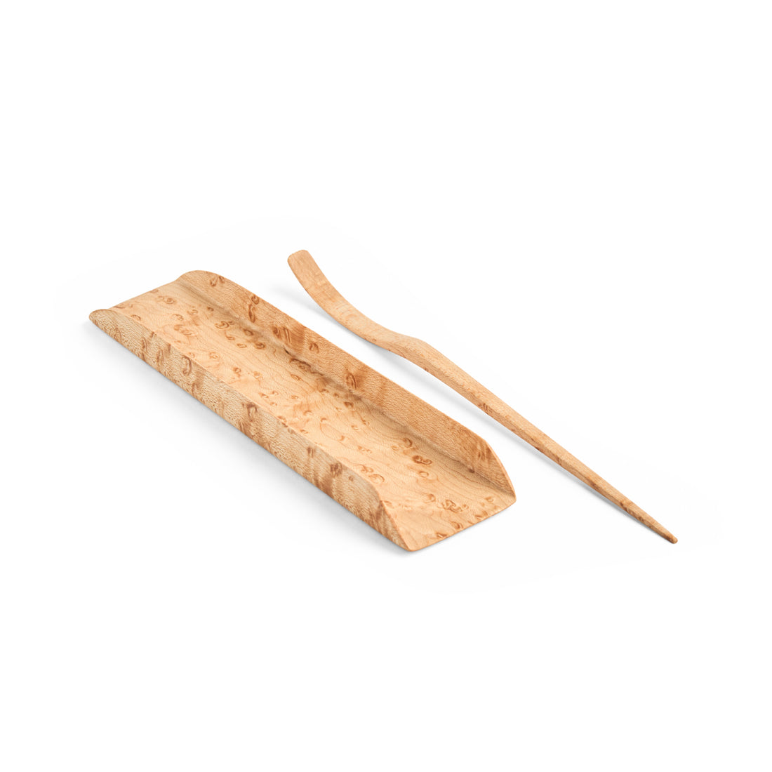 Small North American Birdseye Maple Tea Scoop