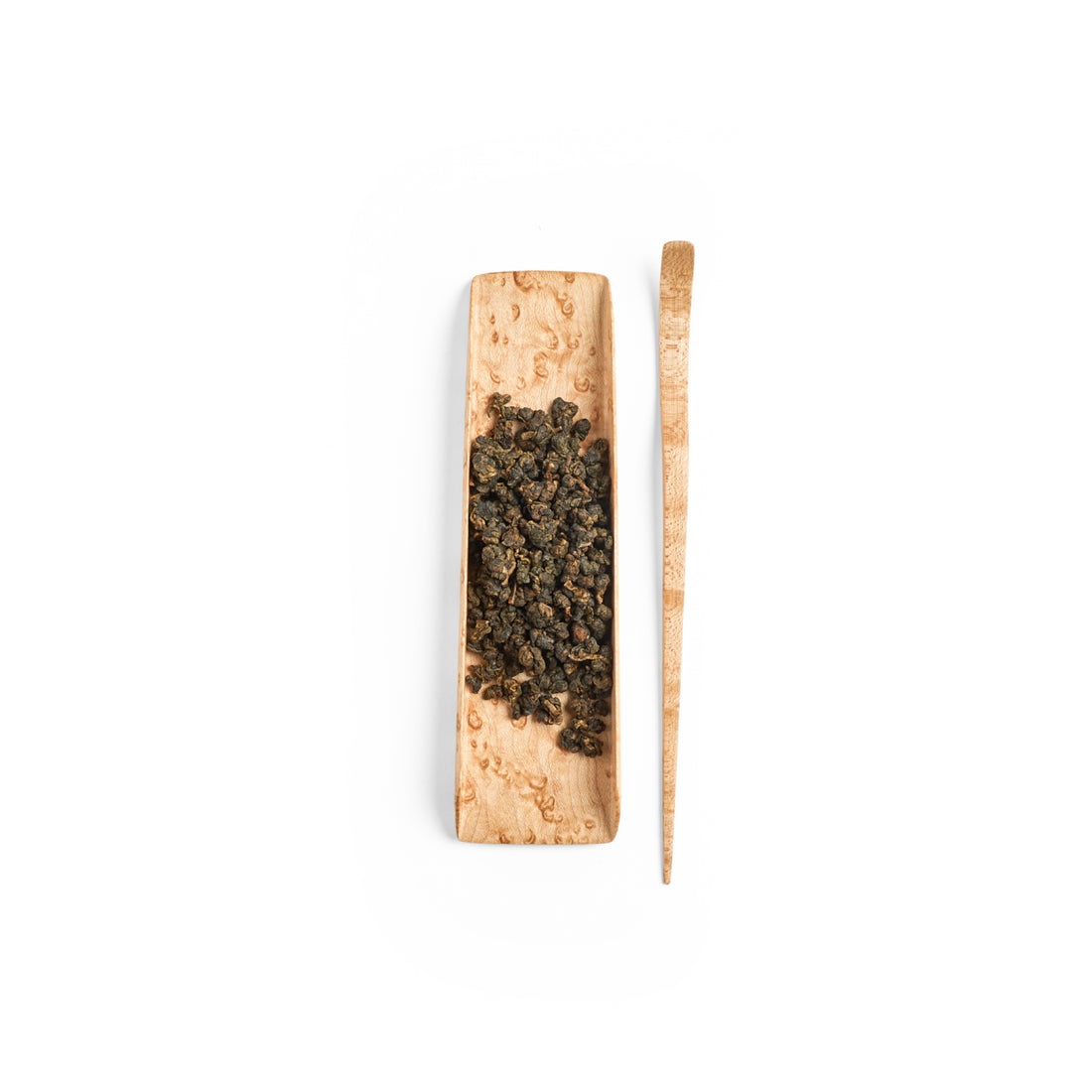 Small North American Birdseye Maple Tea Scoop