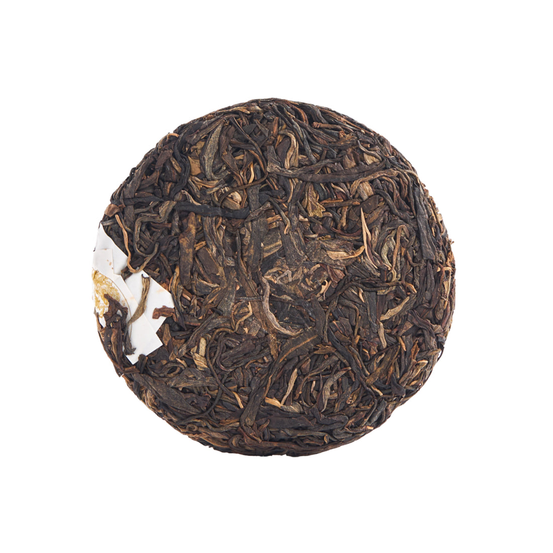 White Elephant sheng puerh cake, front