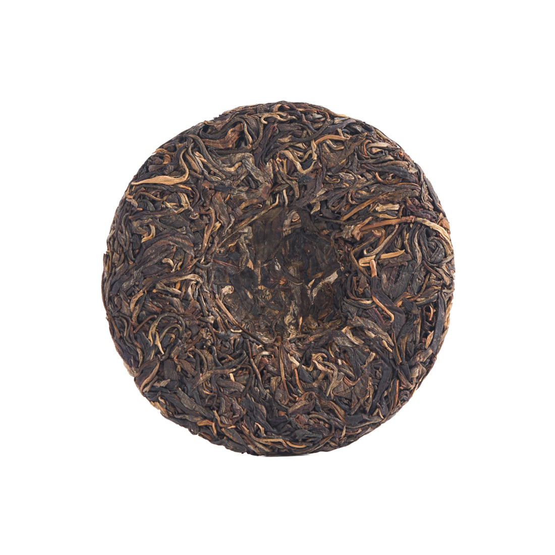 White Elephant sheng puerh cake, back