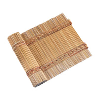 Desert Spring, a handwoven bamboo and cotton chabu, laid out