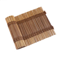 Earth Spirit, a handwoven bamboo and cotton chabu, laid out